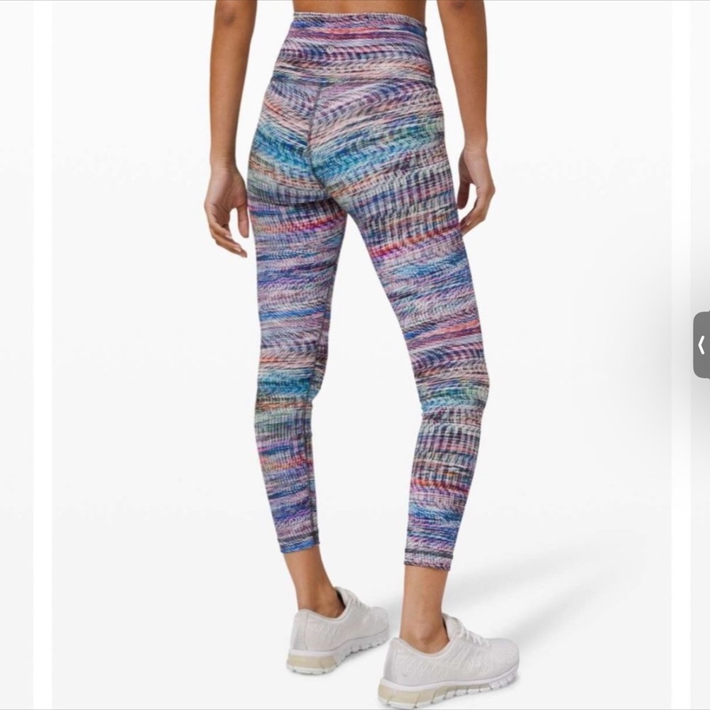 Lululemon high rise wunder under 7/8 size 6